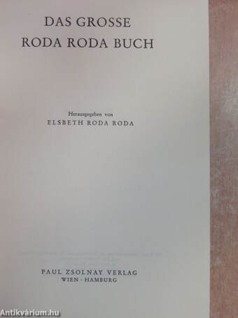 Das grosse Roda Roda Buch