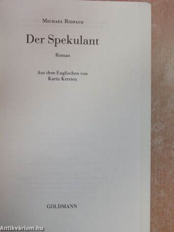 Der Spekulant