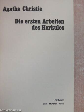 Die ersten Arbeiten des Herkules