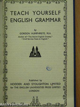 Teach yourself english grammar