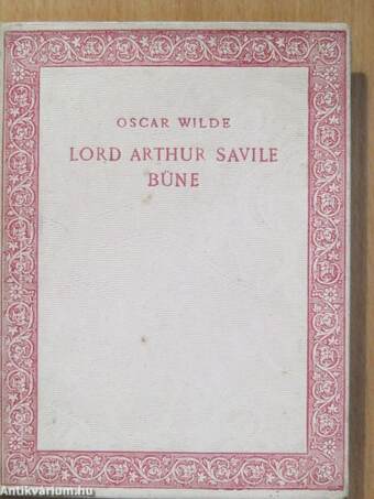 Lord Arthur Savile büne/A cantervillei kisértet