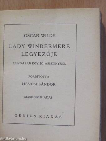 Lady Windermere legyezője