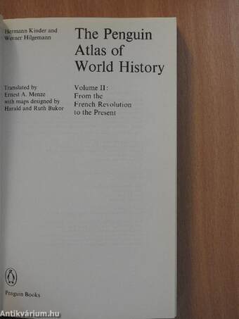 The Penguin Atlas of World History I-II.