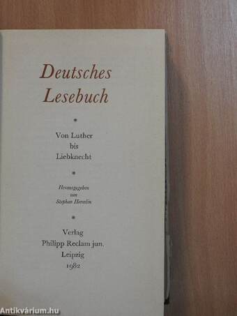 Deutsches Lesebuch