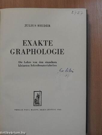 Exakte Graphologie