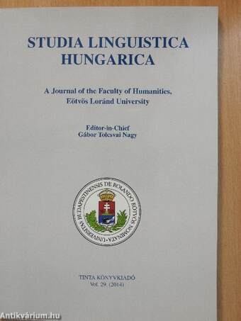 Studia Linguistica Hungarica 2014/29