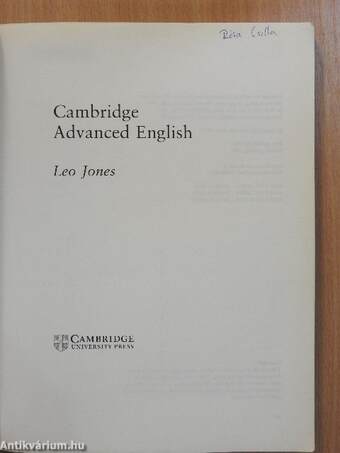 Cambridge Advanced English - Student's Book