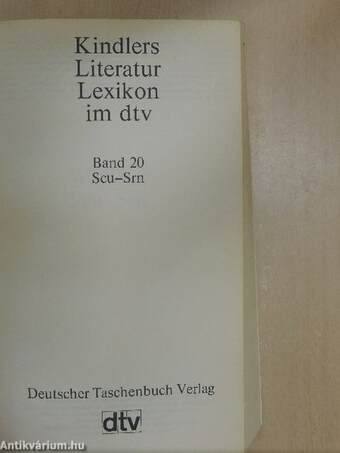 Kindlers Literatur Lexikon 20 (töredék)