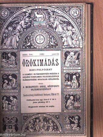 Örökimádás 1931-1932. január-december