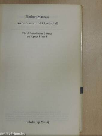 Triebstruktur und Gesellschaft