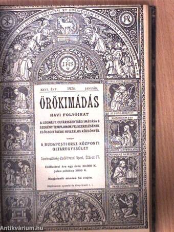 Örökimádás 1925-1926. január-december