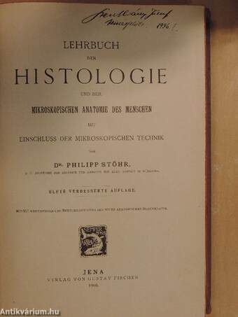 Lehrbuch der Histologie