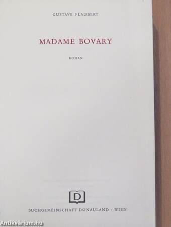 Madame Bovary