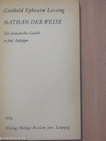 Nathan der Weise