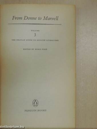 From Donne to Marvell