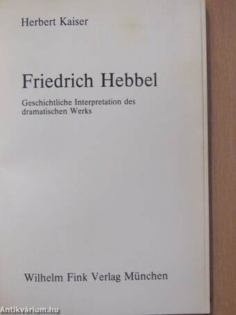 Friedrich Hebbel