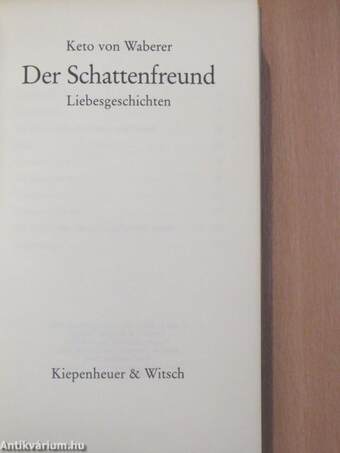 Der Schattenfreund