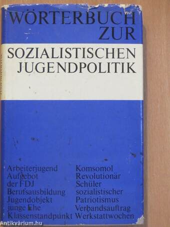 Wörterbuch zur Sozialistischen Jugendpolitik