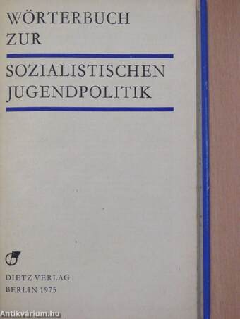 Wörterbuch zur Sozialistischen Jugendpolitik