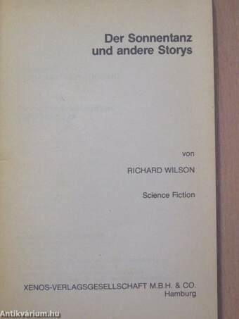 Der Sonnentanz und andere Storys