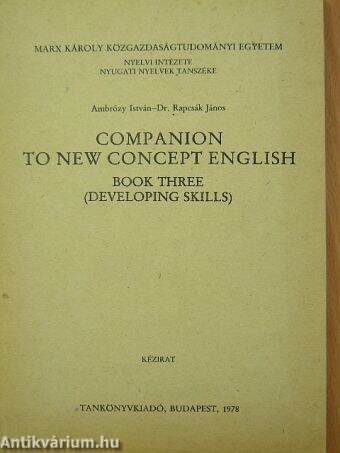 Companion to New Concept English III.