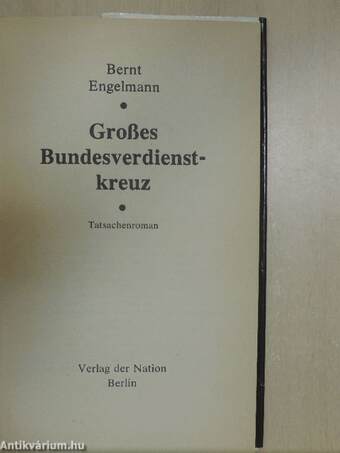 Großes Bundesverdienstkreuz