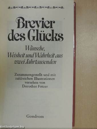 Brevier des Glücks