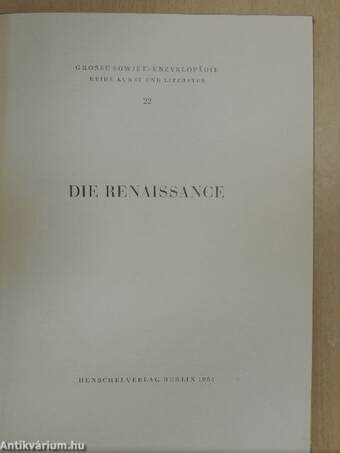 Die Renaissance