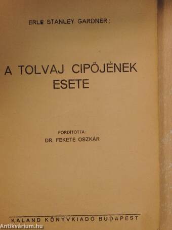 A tolvaj cipőjének esete