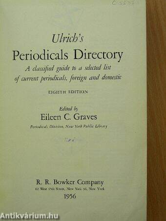 Ulrich's Periodicals Directory