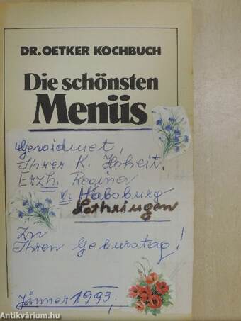 Die schönsten Menüs