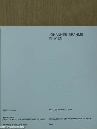 Johannes Brahms in Wien