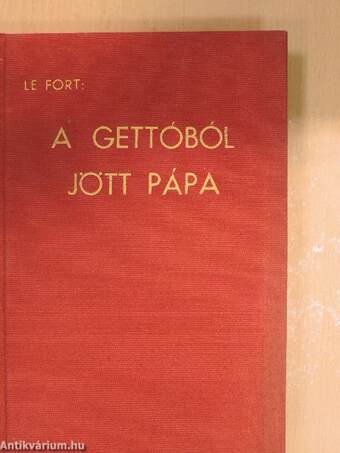 A gettóból jött pápa