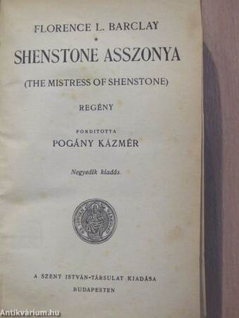 Shenstone asszonya