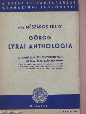 Görög lyrai anthologia