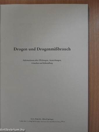 Drogen und Drogenmißbrauch