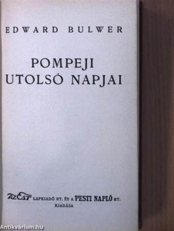 Pompeji utolsó napjai