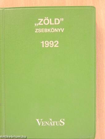 "Zöld" zsebkönyv 1992