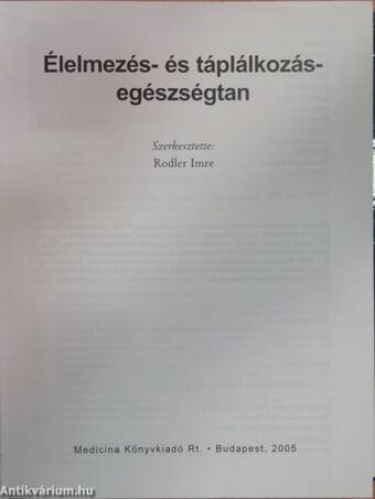 Élelmezés- és táplálkozásegészségtan