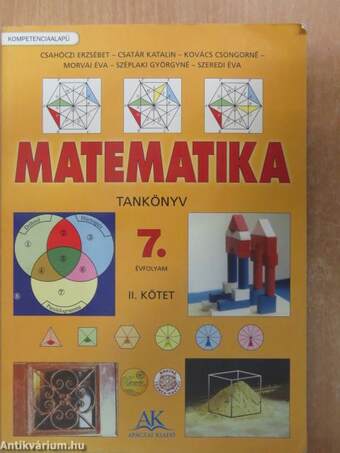 Matematika tankönyv 7/II.