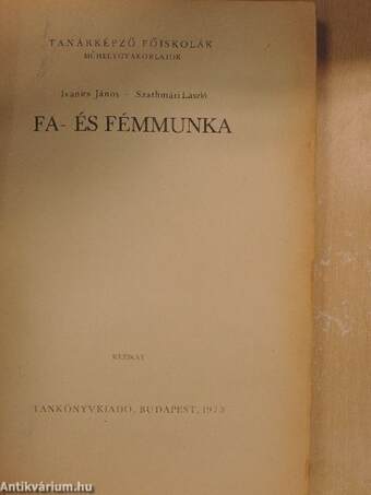 Fa- és fémmunka