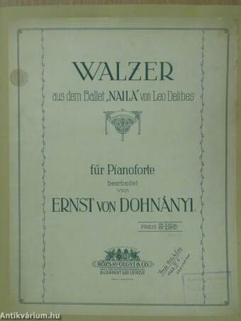 Walzer aus dem Ballet "Naila" von Leo Delibes