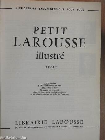 Petit Larousse illustré 1973