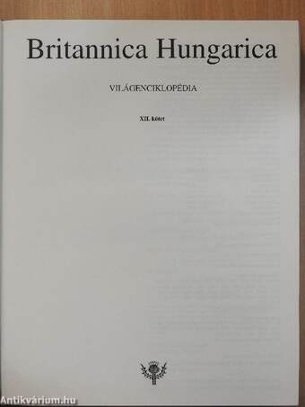 Britannica Hungarica Világenciklopédia 12.