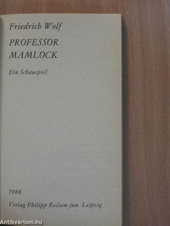 Professor Mamlock