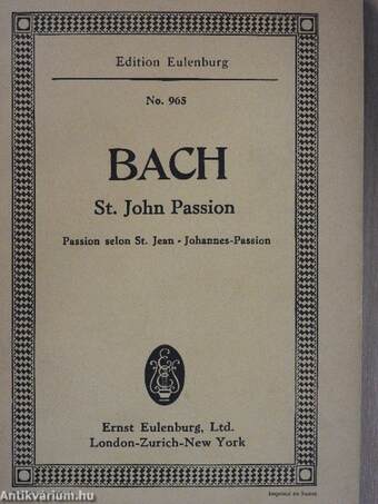 St. John Passion