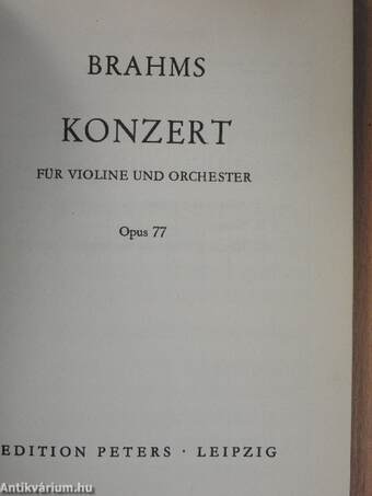 Konzert für Violine und Orchester