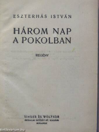 Három nap a pokolban