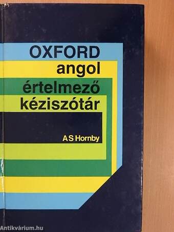 Oxford angol értelmező kéziszótár