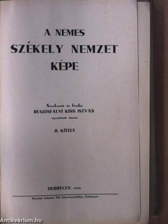 A nemes székely nemzet képe II. (töredék)